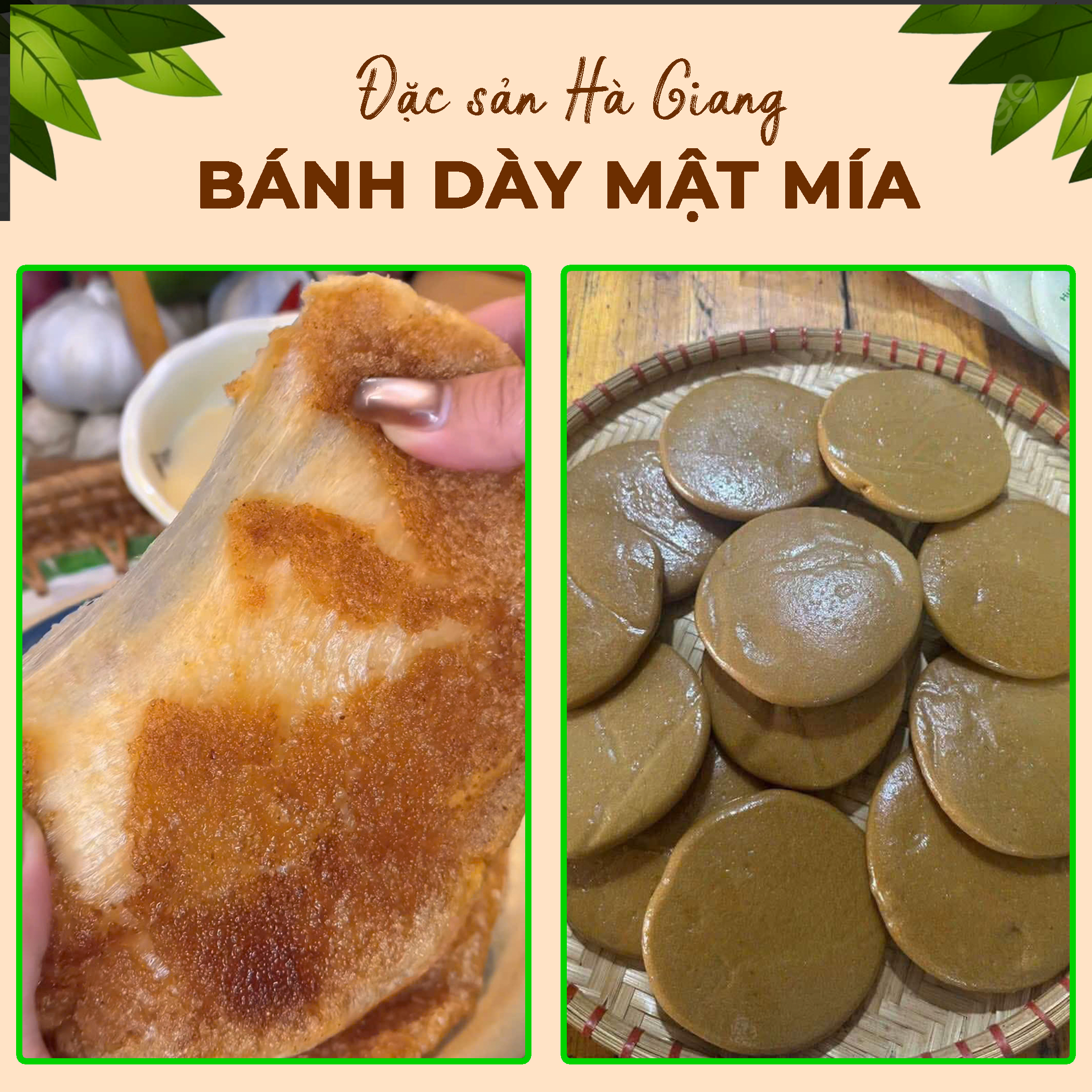 Bánh Dày Mật Mía Tây Bắc